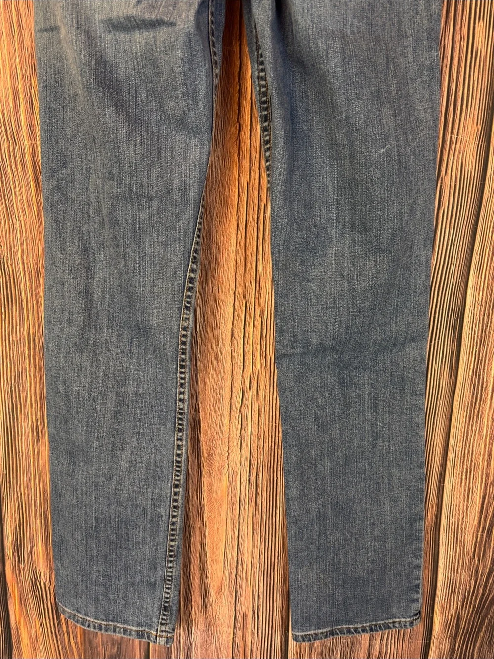 Classic Straight-Leg Blue Jeans